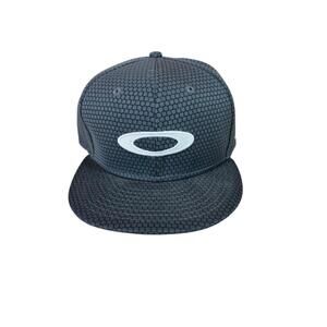 New Era X Oakley Flatbill Snapback Grey Hat One Size‎ Fits Most